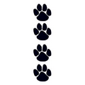 Black Paw Prints Fundraiser Temporary Tattoos